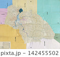 江戸時代の古地図　1838年（天保9年）　天保国絵図・陸奥国会津（現在の福島県西部） 142455502