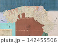 江戸時代の古地図　1838年（天保9年）　天保国絵図・陸奥国磐城棚倉相馬（現在の福島県東部） 142455506