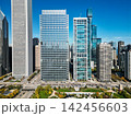 Chicago downtown city skyline. Modern business city landscape. Cityscape with business city district. Chicago cityscape skyline architecture. Skyscraper business area. Chicago cityscape 142456603