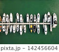 Luxury yacht charter. Miami port marina. Luxury yachting in summer. Docked yacht in port of Miami. Marina luxury cityscape. Port with yacht. Yachting marina. Sailing from the marina 142456604
