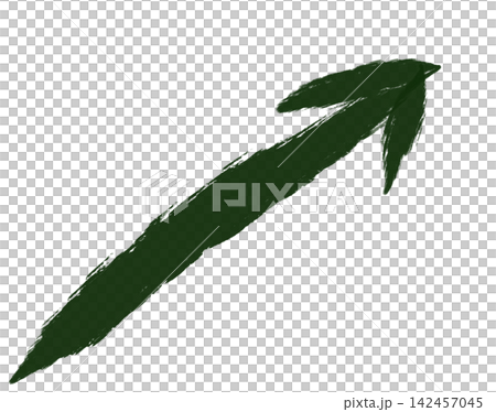 Hand-drawn style dark green brush texture indicator arrow (PNG transparent background, background removed) Hand-drawn style dark green brush texture indicator arrow (PNG transparent background, background removed) 142457045