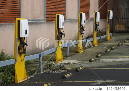 Electric Car Charging Station Electric Car Charging Station 142458601