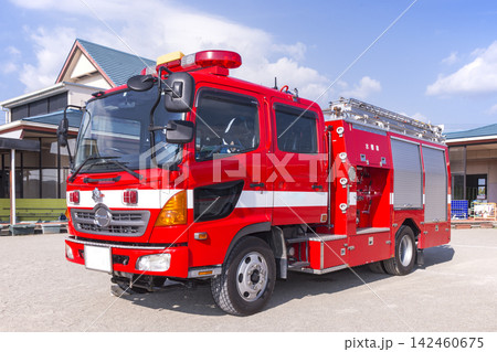 消防車 消防車両 特殊車両 消防自動車 救命救急 イメージ素材 消防車 消防車両 特殊車両 消防自動車 救命救急 イメージ素材 142460675