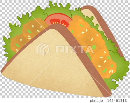 chicken tempura sandwich chicken tempura sandwich 142461518