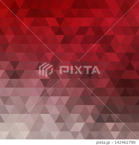 Abstract geometric background with red triangle gradient for modern design and banners. EPS10 142462790
