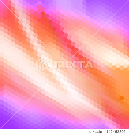 Abstract modern background with a bright wavy gradient, composed of geometric hexagons for professional design projects. EPS 10 Abstract modern background with a bright wavy gradient, composed of geometric hexagons for professional design projects. EPS 10 142462803