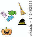 かわいいハロウィンのイラスト 142462923