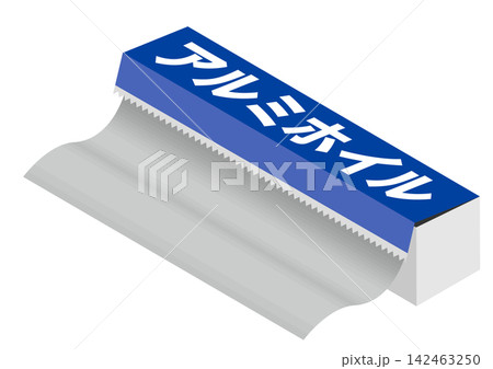 アルミホイルのイラスト アルミホイルのイラスト 142463250