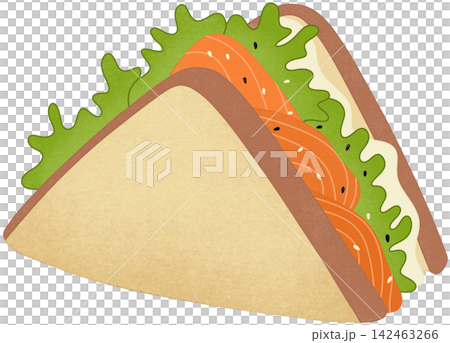 salmon sandwich illustration salmon sandwich illustration 142463266