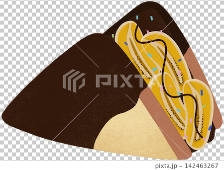 banana chocolate sandwich banana chocolate sandwich 142463267