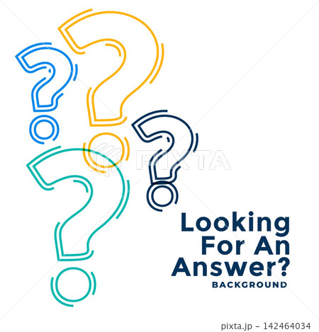 web help and support template with question marks 142464034