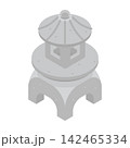 アイソメトリックの石灯籠 142465334