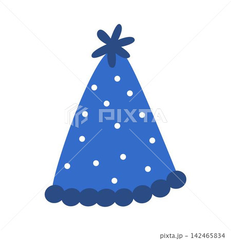 blue party hat illustration birthday blue party hat illustration birthday 142465834