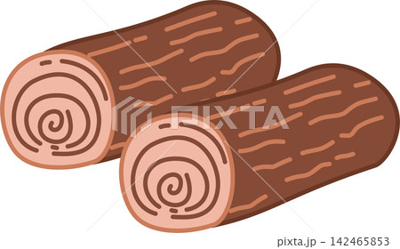 wooden logs pile forest illustration wooden logs pile forest illustration 142465853