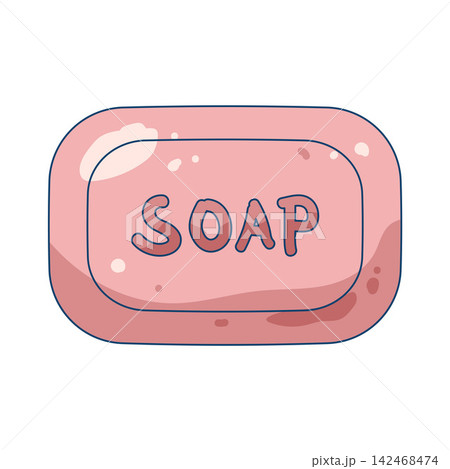 Illustration of soap bar Illustration of soap bar 142468474