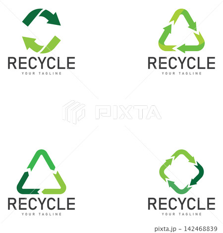 recycle icons vector illustration design template recycle icons vector illustration design template 142468839