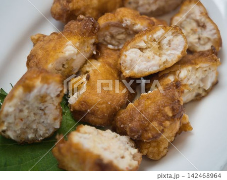 豆腐ナゲット、手作り、手料理、妻の手料理、家庭の味、我が家の味、愛情料理、夕食、晩御飯、家庭の食卓 142468964