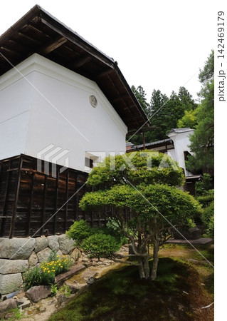 長野 南木曽 妻籠宿 重伝建地区の古い街並み(脇本陣奥谷) 長野 南木曽 妻籠宿 重伝建地区の古い街並み(脇本陣奥谷) 142469179