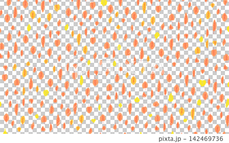 Hand-drawn leaf botanical pattern background material: Red-orange autumn leaf wallpaper Hand-drawn leaf botanical pattern background material: Red-orange autumn leaf wallpaper 142469736