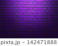 光があたる紫色の壁 142471888