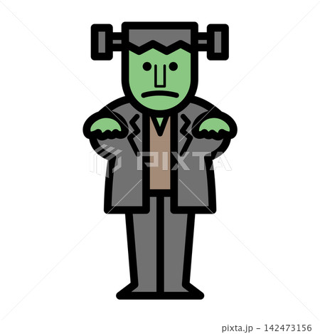 フランケンシュタインの怪物のイラスト 142473156