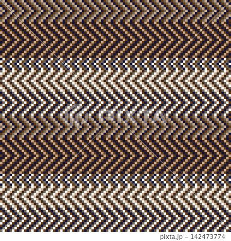 Brown Chevron Textured Knitting Grid seamless pattern design for fashion and home textiles, graphics, knitwear and backgrounds Brown Chevron Textured Knitting Grid seamless pattern design for fashion and home textiles, graphics, knitwear and backgrounds 142473774