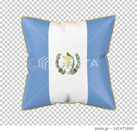 Pillow with the flag of Guatemala Pillow with the flag of Guatemala 142473800