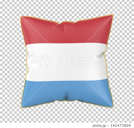 Pillow with the flag of Luxembourg 142473804