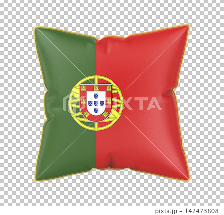 Pillow with the flag of Portugal Pillow with the flag of Portugal 142473808