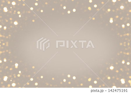 Soft gold bokeh background with glitter border for festive holiday celebration and luxury design Soft gold bokeh background with glitter border for festive holiday celebration and luxury design 142475191