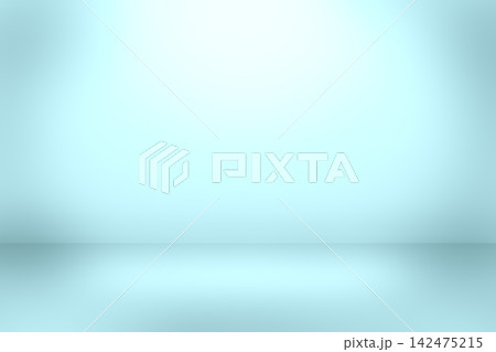 Soft blue studio background with subtle gradient and reflective floor for product photography Soft blue studio background with subtle gradient and reflective floor for product photography 142475215