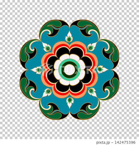 Traditional Thai Floral Pattern Traditional Thai Floral Pattern 142475396