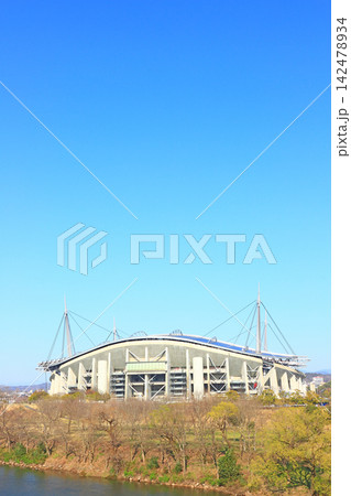 愛知県豊田市、豊田スタジアムの風景 142478934