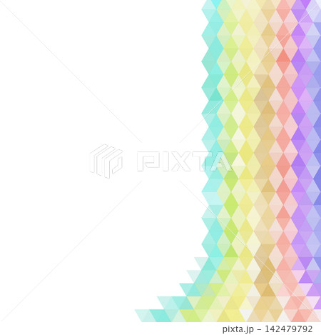 Abstract geometric background with colorful triangles and a mosaic pattern for your creative design. eps 10 142479792
