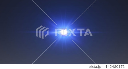 Abstract digital light with starburst creating a vibrant optical effect 142480171