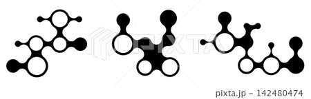 Metaball shapes vector set. Abstract isolated connected symbols for logo, science, medical, technology. Metaball shapes vector set. Abstract isolated connected symbols for logo, science, medical, technology. 142480474