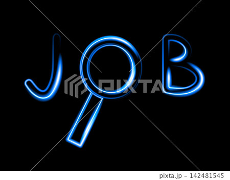 Vector isolated illustration of job search. 142481545