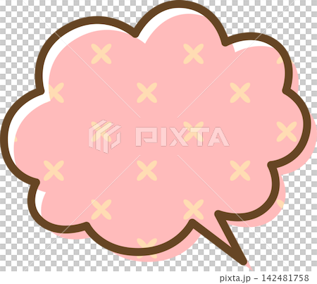 Individual speech bubble icons with patterns Individual speech bubble icons with patterns 142481758