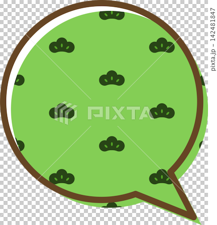 Individual speech bubble icons with patterns Individual speech bubble icons with patterns 142481847