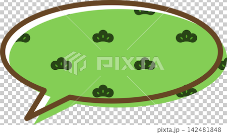 Individual speech bubble icons with patterns Individual speech bubble icons with patterns 142481848