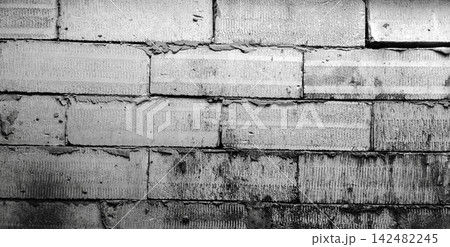 Grey Lightweight Concrete Brick Wall Texture 142482245
