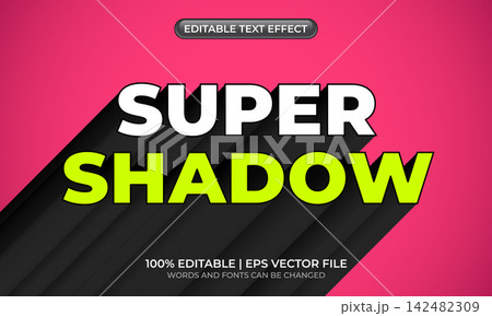 Long shadow text effect. Shadow editable text style effect. Retro long shadow text effect Long shadow text effect. Shadow editable text style effect. Retro long shadow text effect 142482309