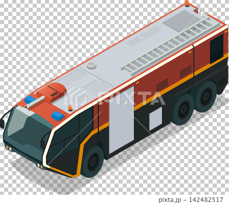 Airport firetruck emergency fire department vehicle 142482517