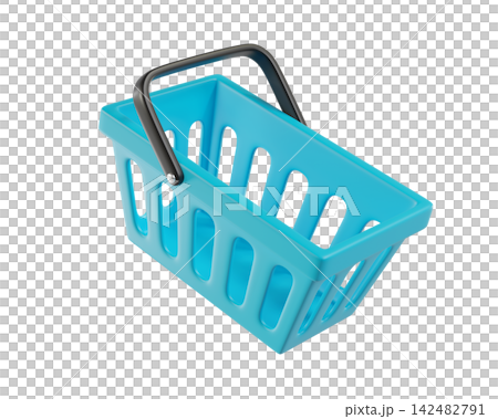 Turquoise blue empty Shopping Cart for food from a supermarket for shopping. 3d icon Shop Basket, Shopping bag from grocery, 3d render isolated on transparent background Turquoise blue empty Shopping Cart for food from a supermarket for shopping. 3d icon Shop Basket, Shopping bag from grocery, 3d render isolated on transparent background 142482791