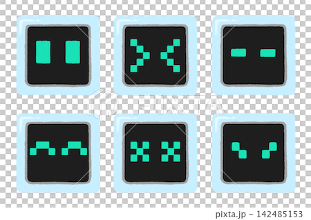 AI Robot Assistant Icon Set 142485153
