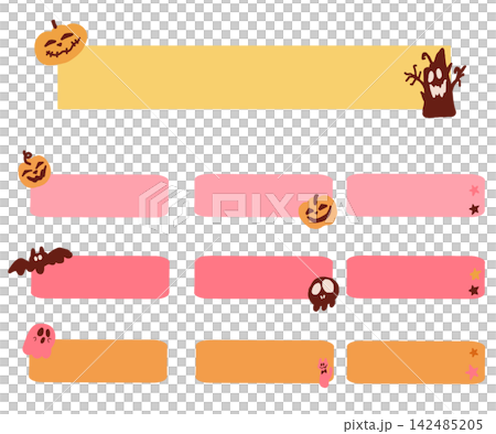 Cute Halloween labels Cute Halloween labels 142485205