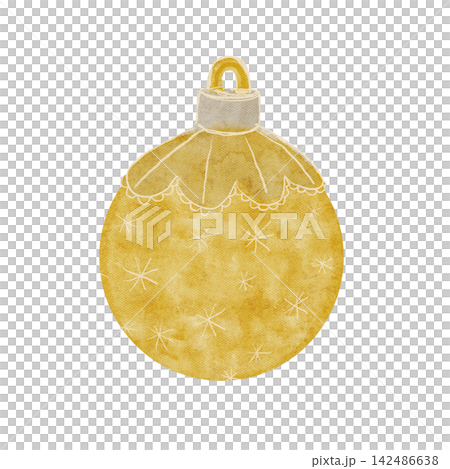 Christmas tree beige textured ball, Christmas ornament isolated on white. Watercolor clip art perfect for wrapping paper, cards, new year, invitations, stickers, textile, posters, totes design Christmas tree beige textured ball, Christmas ornament isolated on white. Watercolor clip art perfect for wrapping paper, cards, new year, invitations, stickers, textile, posters, totes design 142486638