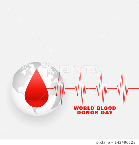international world blood donor day poster design 142490528