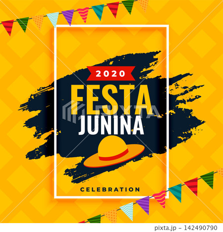brazil festa junina 2020 celebration background decoration design 142490790