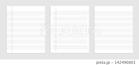 four line english paper sheet of notebook four line english paper sheet of notebook 142490801
